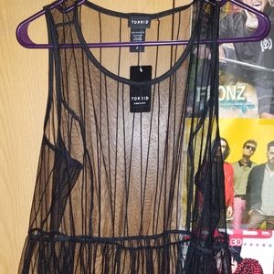 Torrid Babydoll Mesh Tank.